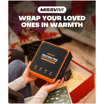 MISSViVi Graphene-Infused Weighted Heating Pad for Neck and Shoulders and Back
