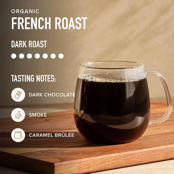 3 Pounds - Peet's Coffee Organic French Roast Whole Bean Coffee 100% Arabica Peet's Coffee