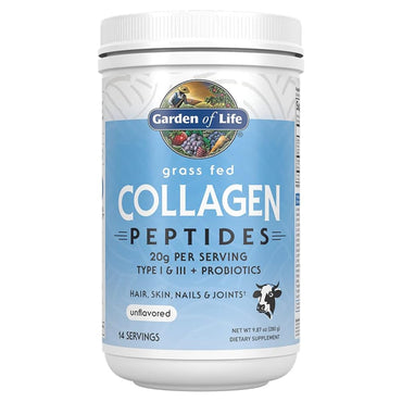 2 Pack - Garden of Life Grass Fed Unflavored Collagen Peptides Powder 14 Servings