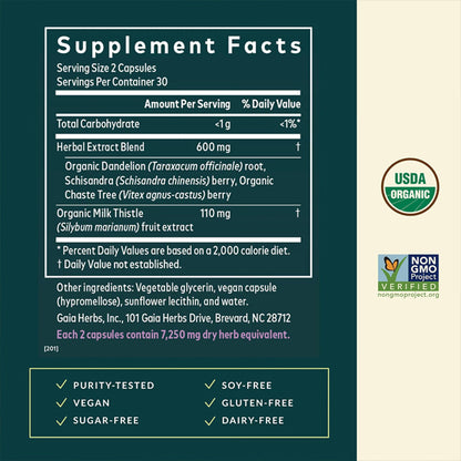 Gaia Herbs Period Cycle Support for Hormone Balance 60 Vegan Capsules Gaia Herbs