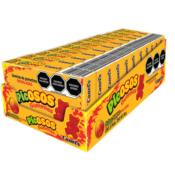 11 Pack - Canel's Picosos Spicy Mango Gummies 3oz Theater Box Canel's
