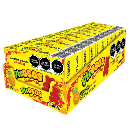 11 Pack - Canel's Picosos Spicy Pineapple Gummies 3oz Theater Box Canel's