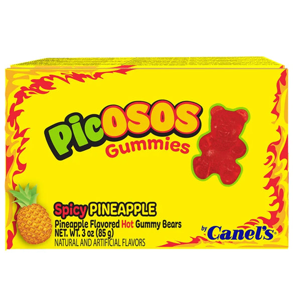 11 Pack - Canel's Picosos Spicy Pineapple Gummies 3oz Theater Box Canel's