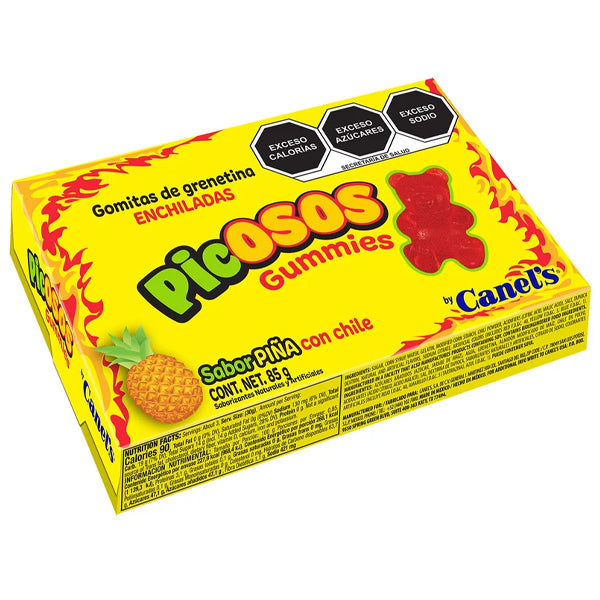 11 Pack - Canel's Picosos Spicy Pineapple Gummies 3oz Theater Box Canel's