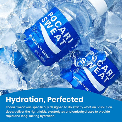 12 Pack - Pocari Sweat Electrolyte Hydration Sports Drink 16.9oz Pocari Sweat