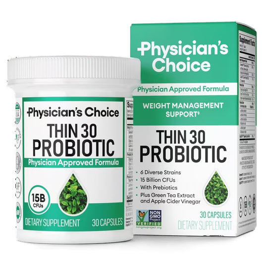 Physician's Choice Thin 30 Probiotic for Weight Management 30 Count Physician's Choice
