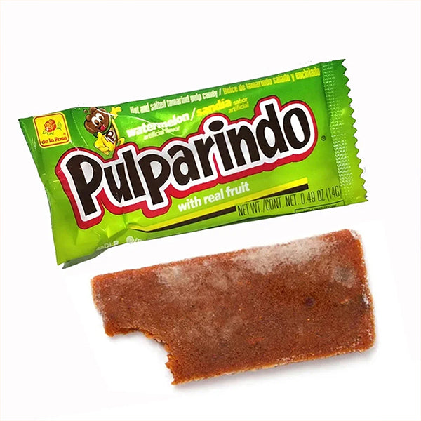 100 Count - Pulparindo Mexican Candy Variety Pack Tamarind, Mango, Watermelon & Extra Spicy Flavors