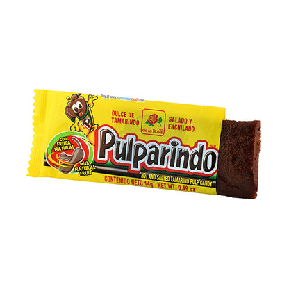 100 Count - Pulparindo Mexican Candy Variety Pack Tamarind, Mango, Watermelon & Extra Spicy Flavors