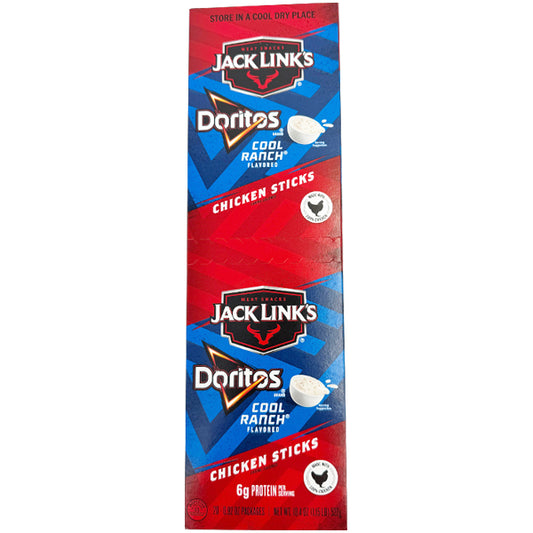 20 Pack - Jack Link’s Doritos Cool Ranch Flavored Chicken Sticks