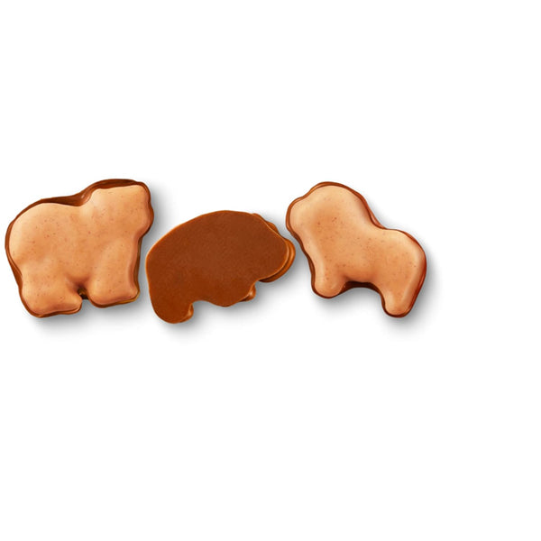 12 Pack  - REESE'S Milk Chocolate and Peanut Butter Candy Dipped Animal Crackers 4.25 oz Bag