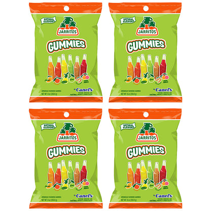 4 Pack - Jarritos Gummies Sweet Mexican Candies with Natural Flavors Sweet & Chewy 8oz