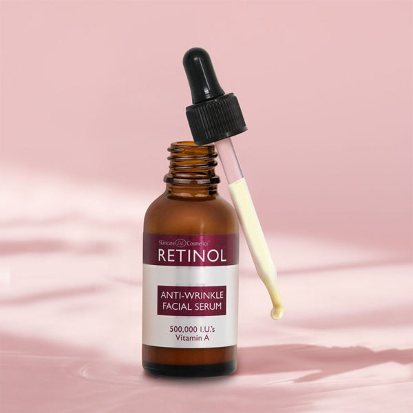Skincare Cosmetics Retinol Vitamin Enriched Anti-Wrinkle Facial Serum 1oz