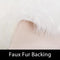 White Luxury Faux Fur Sheepskin Rug 2'x3' Super Soft Plush Washable