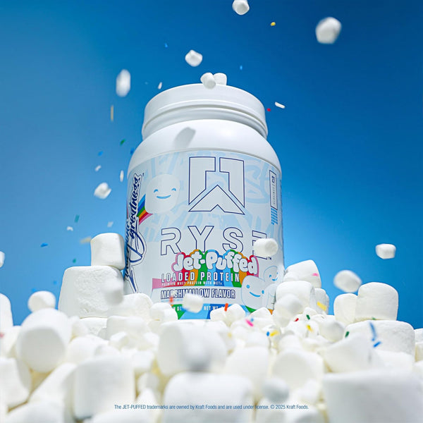 Ryse Loaded Protein Powder Jet-Puffed Marshmallow 1.5lb Tub