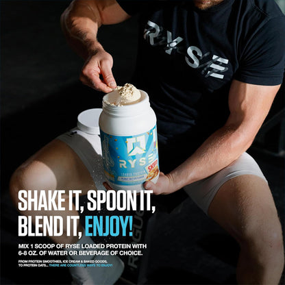 Ryse Loaded Protein Powder Jet-Puffed Marshmallow 1.5lb Tub