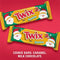 24 Count - TWIX Holiday Chocolate Cookie Bar Sharing Size Candy Santa 2.12oz Bars