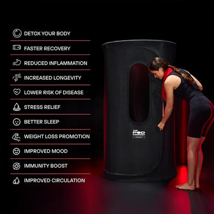 THE POD COMPANY The Sauna Pod - Portable Personal Dry Sauna for Recovery & Wellness The Pod Company