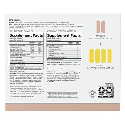 Serovital Skin Revive Anti-Aging Supplement for Women 240 Capsules 40 Day Supply