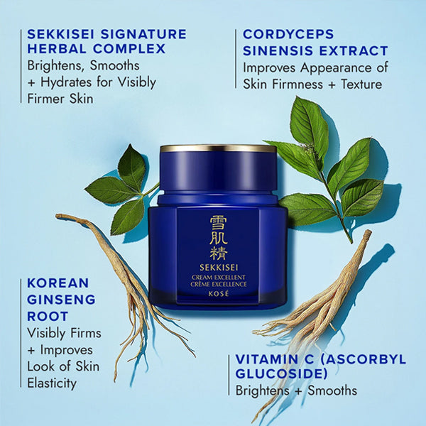 Sekkisei Cream Excellent Luxury Japanese Illuminating Cream 1.7oz