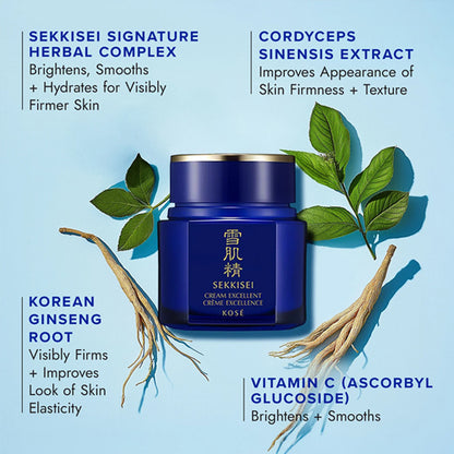 Sekkisei Cream Excellent Luxury Japanese Illuminating Cream 1.7oz