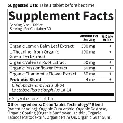 Garden of Life Organics Sleep Well Rest & Refresh Tablets 30 Count Garden of Life