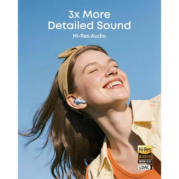Soundcore P31i by Anker Adaptive Noise Cancelling Wireless Earbuds Light Blue Anker