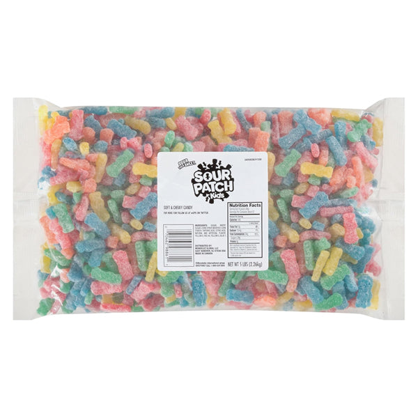 5 Pound Sour Patch Kids Assorted Soft Chewy Candy Bulk Gummy Treats