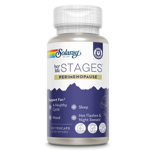Solaray Perimenopause her Life Stages Supplement 60 VegCaps
