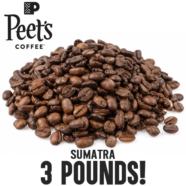 3 Pounds - Peet's Coffee Whole Bean Sumatra Dark Roast Coffee Peet's Coffee