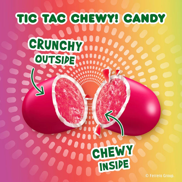 12 Pack - TIC TAC CHEWY! Fruit Adventure Candy Bulk Fruity Chewy Candy 3.04oz