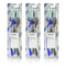 3 Pack - Solimo Multi Pro Toothbrushes 4 Count Each Assorted Color
