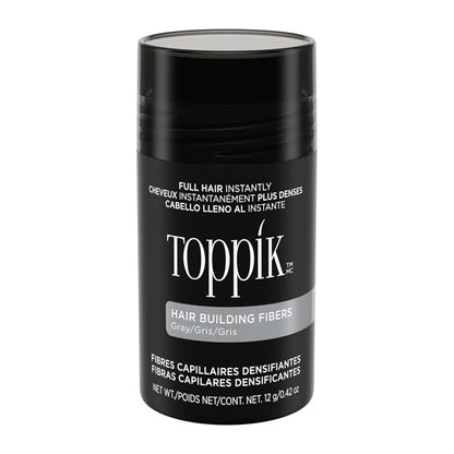 Toppik Hair Building Fibers, Fill In Fine or Thinning Hair Instantly Gray 0.42oz