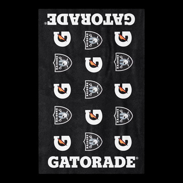Gatorade Las Vegas Raiders NFL Pro Team Bi-Color Towel 22" x 42"