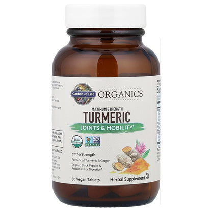 Garden of Life Organics Maximum Strength Turmeric 30 Count