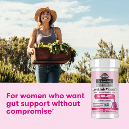 Garden of Life Once Daily Dr. Formulated Probiotics for Women 30 Capsules