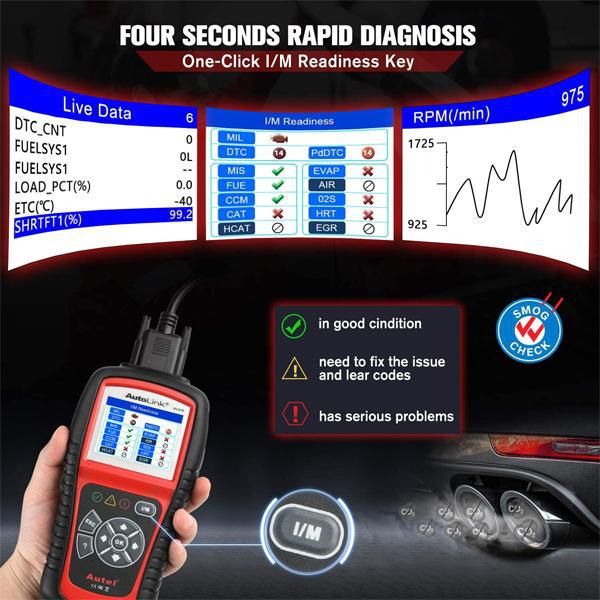 Autel AutoLink AL519 OBD2 Scanner Universal Car Diagnostic Tool