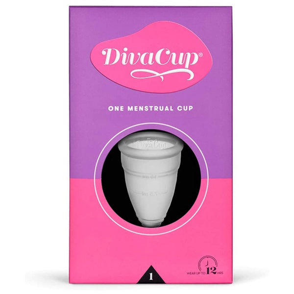 DivaCup Model 1- BPA-Free Reusable Menstrual Cup - Leak-Free Feminine Hygiene