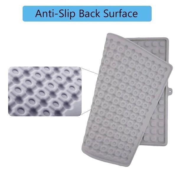 Self Draining Silicone Dish Drying Mat 16" x 12" Twin Pack