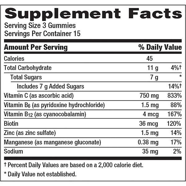 3 Pack - Emergen-C 750mg Vitamin C Gummies for Adults 45 ct