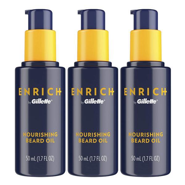Enrich by Gillette Nourishing Beard Oil 50 ml - 3 Pack