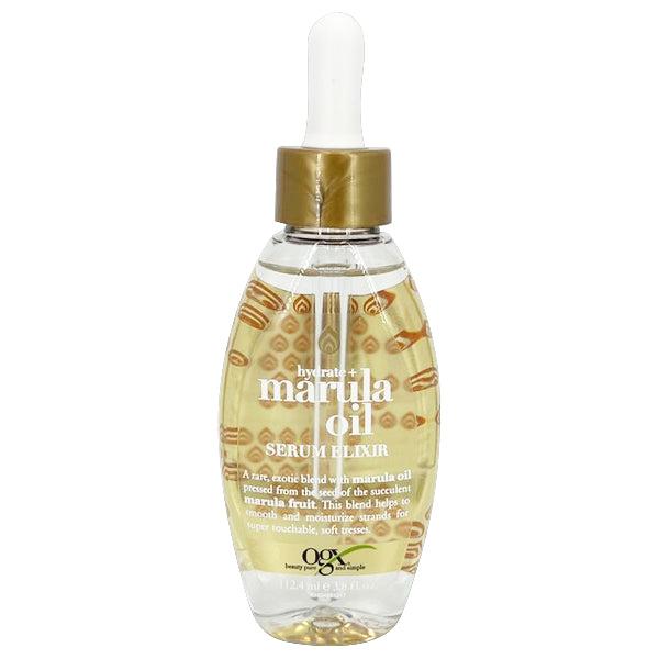 OGX Marula Oil Serum Elixir Hydrate Smooth Moisturize Hair Dropper 3.8 fl oz. - 3 or 6 Pack