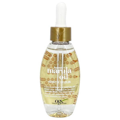 OGX Marula Oil Serum Elixir Hydrate Smooth Moisturize Hair Dropper 3.8 fl oz. - 3 or 6 Pack