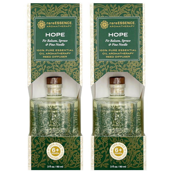 2 Pack - RareESSENCE Hope Pure Aromatherapy Oil Reed Diffuser 90ml