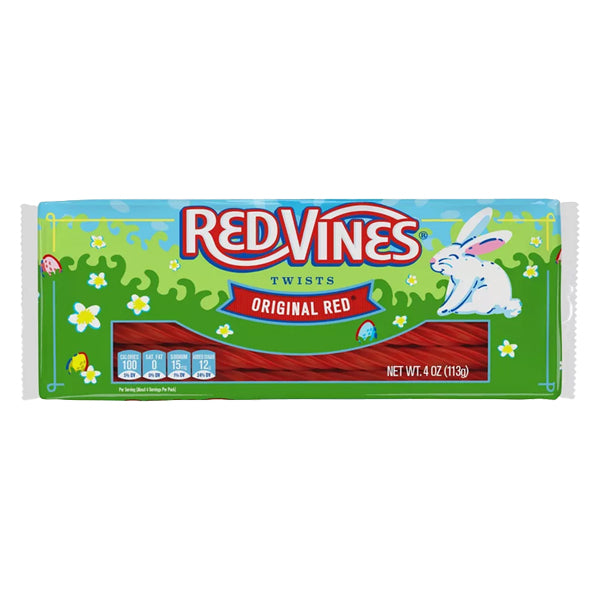 12 Pack - Red Vines Easter Original Red Twists - 4oz
