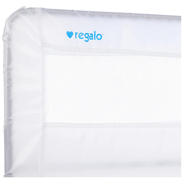 Regalo Swing Down Bed Rail Guard, with Reinforced Anchor Safety System 43"