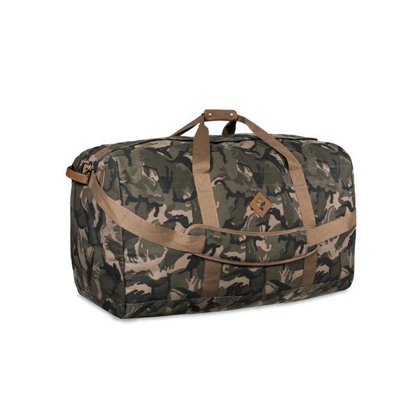 Revelry Supply The Northerner Smell Proof， Water Resistant， Lockable，  Extra Large Duffle Bag (Camo Brown) 並行輸入品 直営店販売