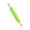 Non Stick Surface Wooden Handle Silicone Rolling Pin