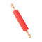 Non Stick Surface Wooden Handle Silicone Rolling Pin