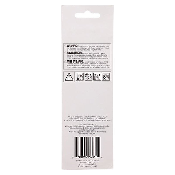 5 Pack - Wilton Birthday Candles - Tall & Short - 20 Count Each