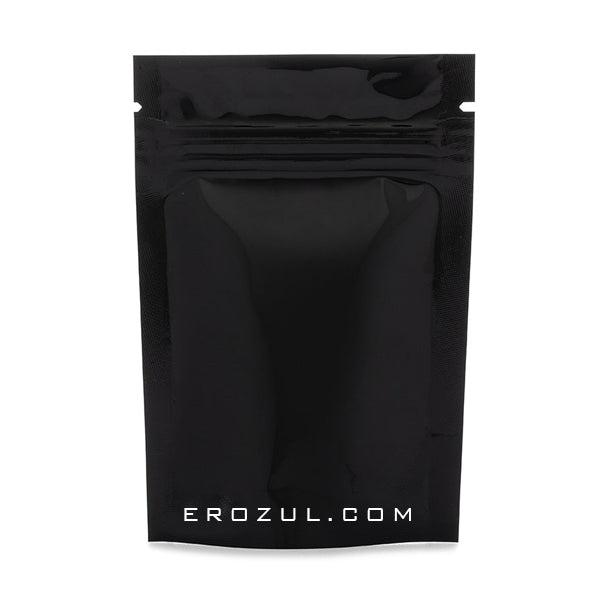 Erozul Black Mylar Bags 1/4 oz - 25 Pack